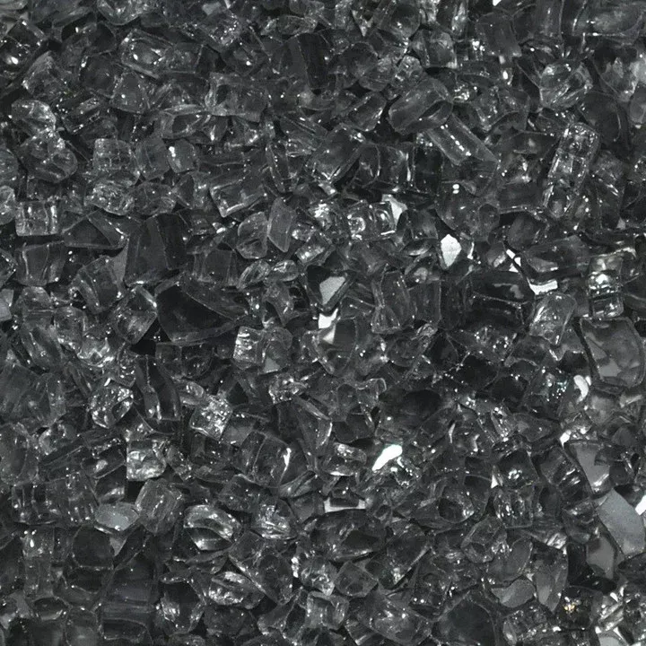 1/4-in Gray Fire Glass, American Fireglass