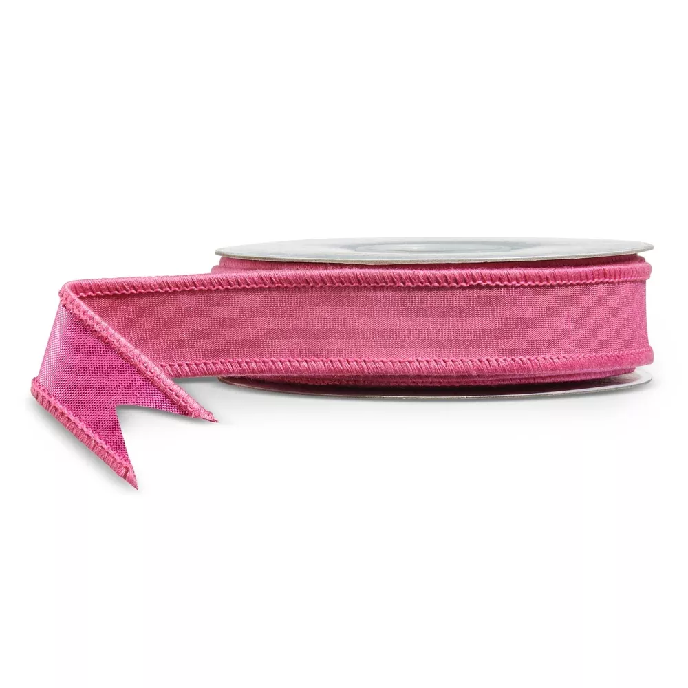 1-pink-wired-ribbon 1" PINK WIRED RIBBON