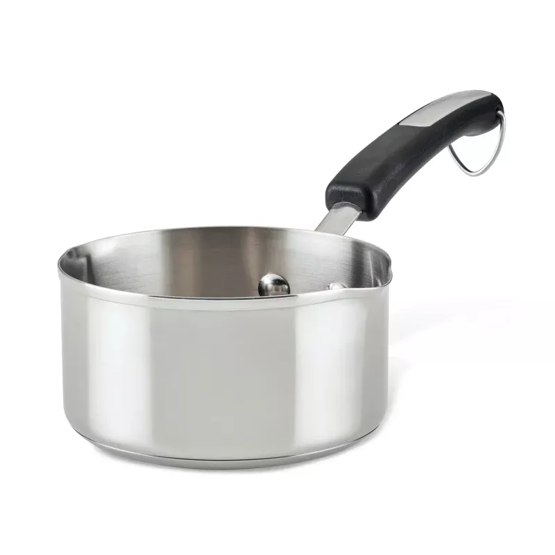 1-Quart Stainless Steel Saucepan Stainless Steel