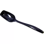 10 Melamine Food Serving Spoon, Cobalt Blue Serving Spoons - BakeDeco.Com