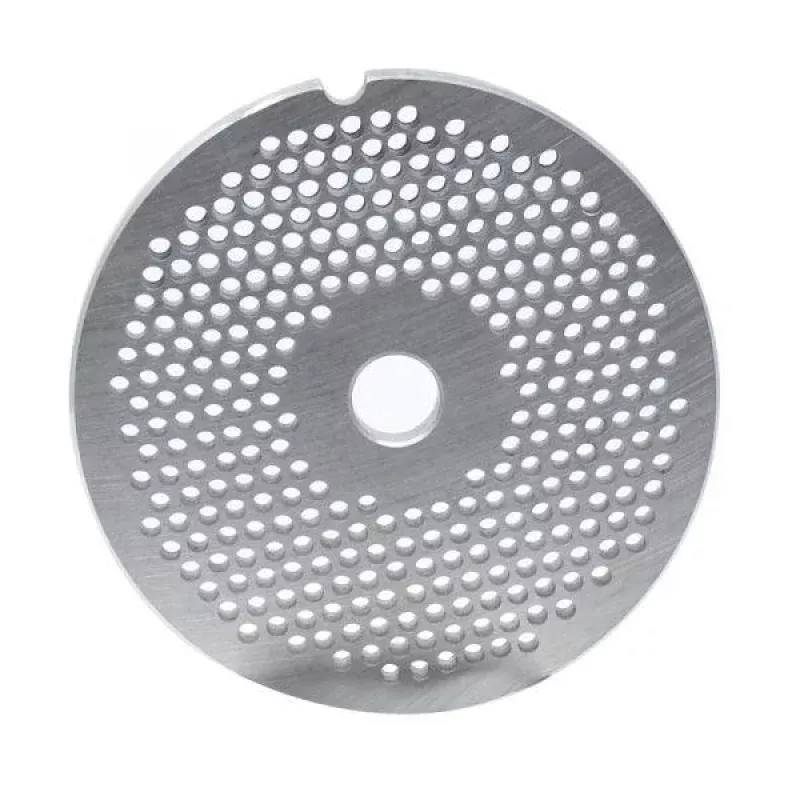 32-stainless-steel-hubless-machine-plate-with-single-notch-3-15-16-diameter-1-8- #32 Stainless Steel Hubless Machine Plate with Single Notch - 3-15/16" Diameter, 1/8" Hole Size - 11227