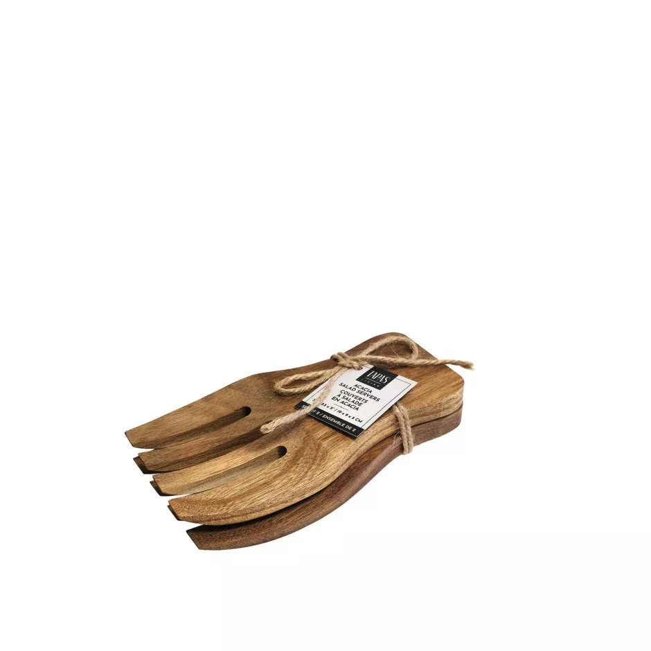 acacia-wood-salad-servers Acacia Wood Salad Servers