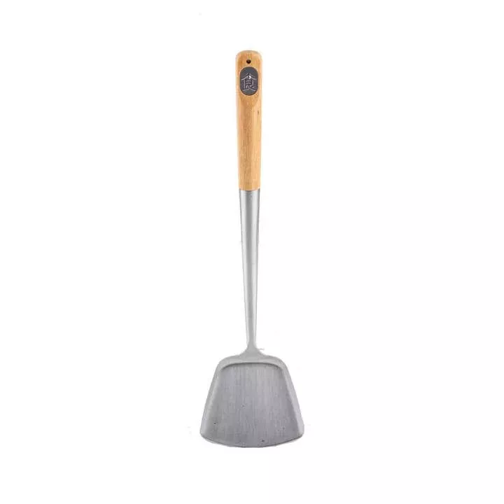 bamboo-steel-wok-spatula Bamboo and Steel Wok Spatula