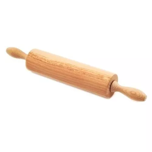 catering-line-small-120mm-wooden-rolling-pin-4-7-in Catering Line - Small 120mm Wooden Rolling Pin (4.7 in)
