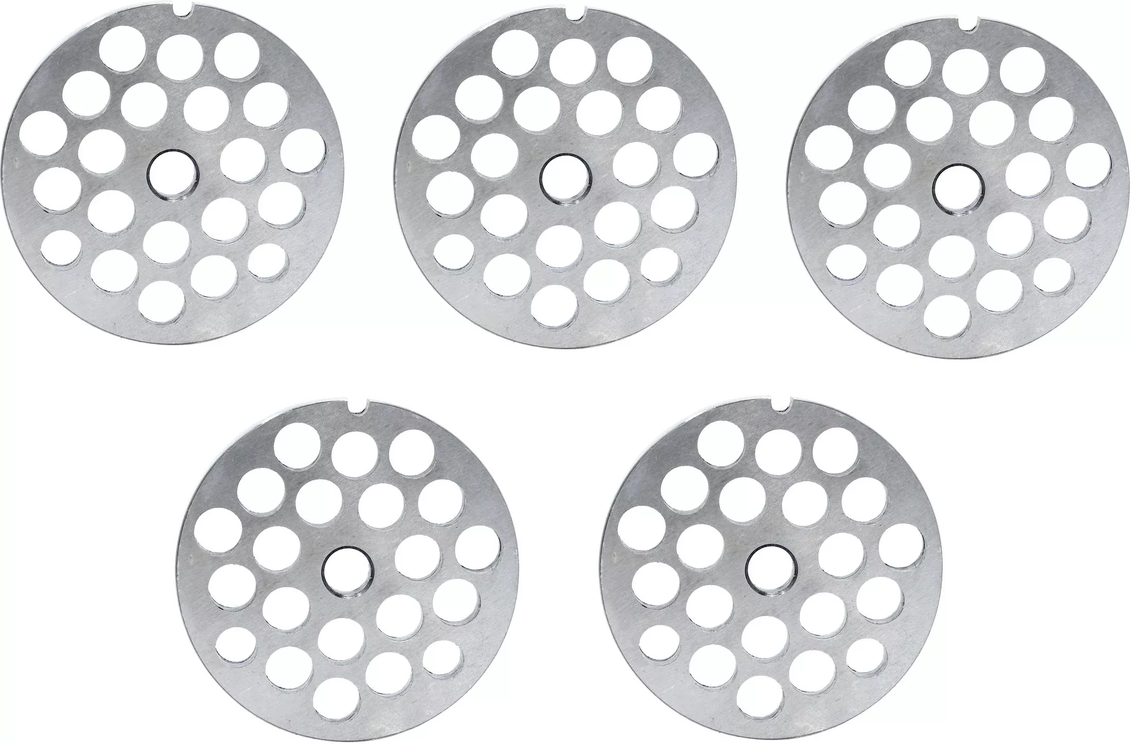 omcan-32-16-mm-carbon-steel-hubless-meat-grinder-plate-pack-4-11265 Omcan - #32 (16 mm) Carbon Steel Hubless Meat Grinder Plate, Pack of 4 - 11265