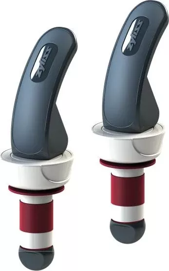 zyliss-pack-2-easy-seal-bottle-stoppers-grey-red-ze990043u Zyliss - Pack of 2 Easy Seal Bottle Stoppers Grey/Red - ZE990043U